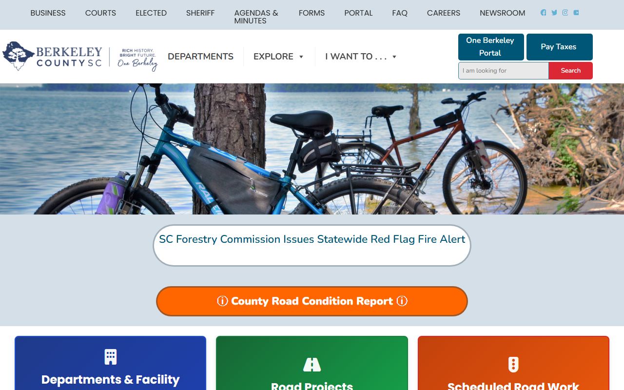 Berkeley County Sheriff's Office website for police records